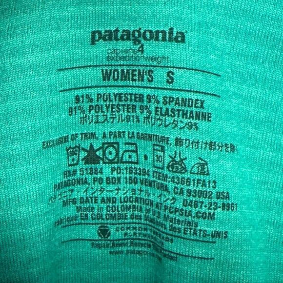 Patagonia Capilene 4 Expedition Weight Zip Neck Top Size Small - Picture 5 of 6